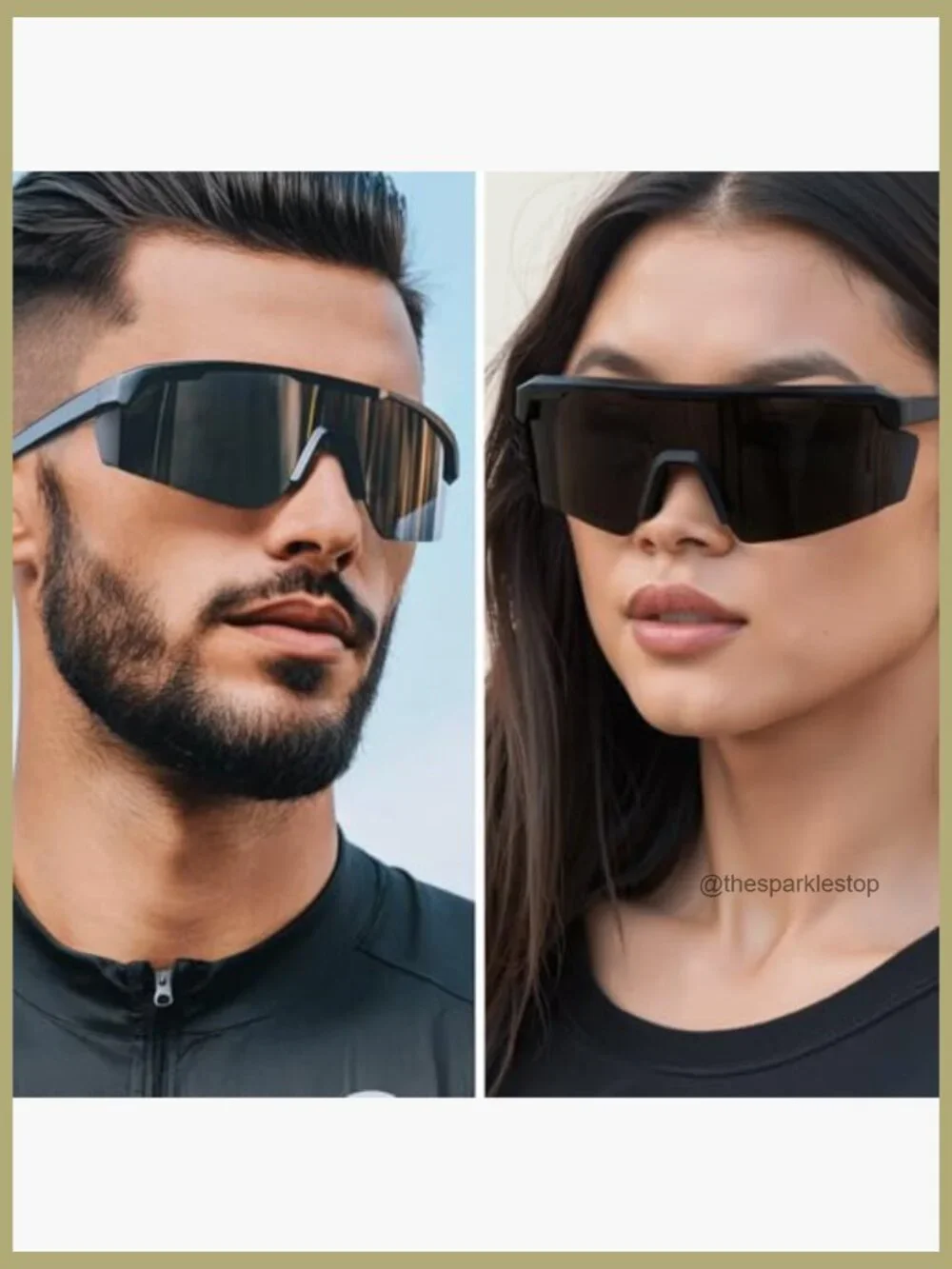 X-Large TR90 Wrap Sunglasses UV400 Protection Sports